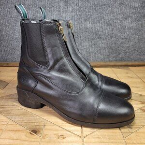 WIDE Ariat Heritage IV Zip Paddock Men's 8EE Black Leather Equestrian Boots